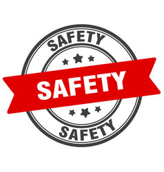 Safety Stamp Safety Label On Transparent