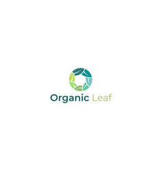 Letter O Natural Leafy Ecology Logo Design