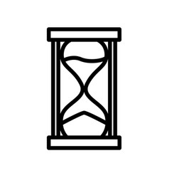 Hourglass Line Icon Logo