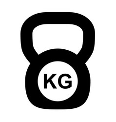 Kettlebell Icon Fitness Sport Symbol Iron