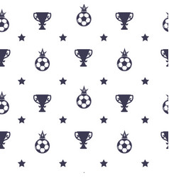 Trophy Soccer Ball Star Pattern