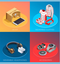 Wearable Technology Isometric Concept