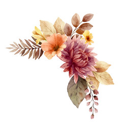 Autumn Floral Clipart Fall