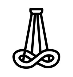 Contemporary Lamp Ceiling Line Icon