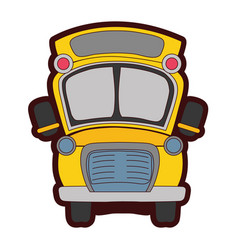 Full Color School Bus Transportation To Education