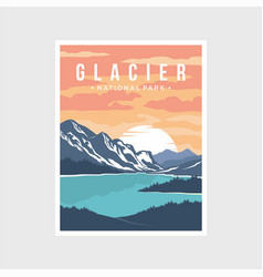 Glacier National Park Poster D