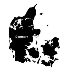 Map Of Denmark Ikon