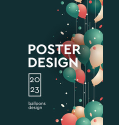 Poster Design Festive Background With Colorful