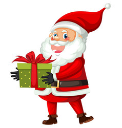 Santa Claus Sending Gift