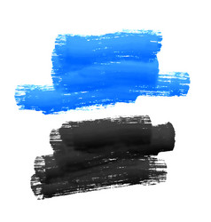 Blue And Black Paint Stroke Stain