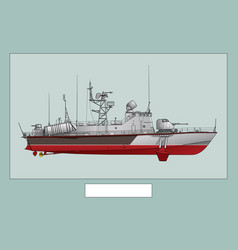 Missile Boat Military Ship