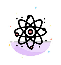 Physics React Science Abstract Flat Color Icon