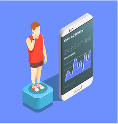 Wearable Technology Isometric Composition