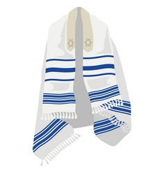 Jewish Tallit With David Stars