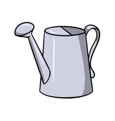 Metal Watering Can For Watering Flowers Cartoon