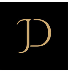 Jd Initial Logo Elegant Icon