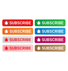 Youtube Subscribe Button Collection 3d