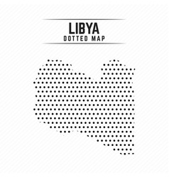 Dotted Map Of Libya