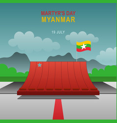 Martyrs Day In Myanmar Background