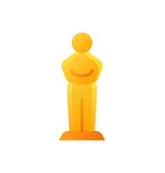 Prize Oscar Single Isolated Icon With Smooth Style