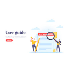 User Manual Guide Book Flat Style Design