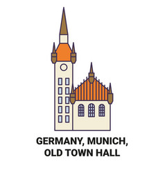 Germany Munich Old Town Hall Travel Landmark