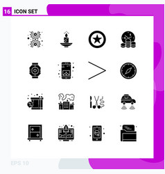 Set 16 Commercial Solid Glyphs Pack