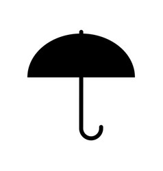 Umbrella Silhouette Icon Or Rainy Day