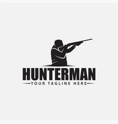 Hunter Man Logo Design