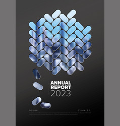 Dark Annual Report Front Cover Page Template