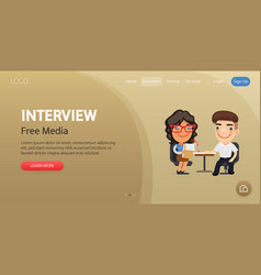 Interview Website Template