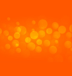 Orange Bokeh Lights Background With Text Soace