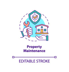 Property Maintenance Concept Icon