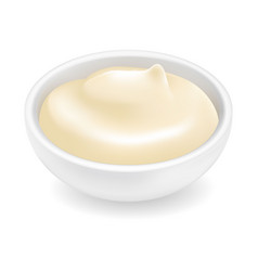 Mayonnaise In A Bowl