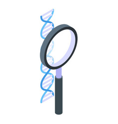 Search Dna Icon Isometric Face Skin