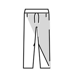 Track Pants Apparel Color Icon