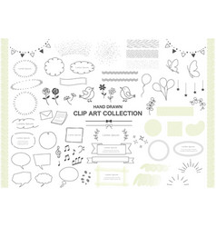 Hand Drawn Clip Art Set