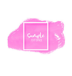 Pink Paint Stroke Stain Background