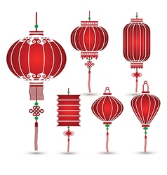 Chinese lanterns Royalty Free Vector Image - VectorStock