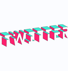 Twitter Isometric