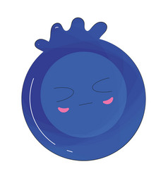 Cute Blueberry Character Cartoon