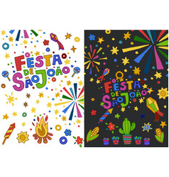 Sao Joao Colorful Fireworks