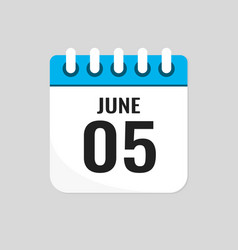 Icon Page Calendar Day - 5 June