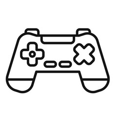 Play Game Joystick Icon Outline Coping