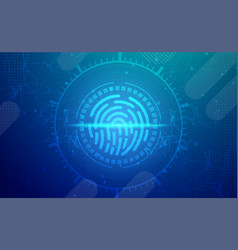 Technology Fingerprint Scanner Security Abstract