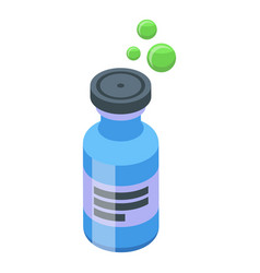 Anti Age Bottle Icon Isometric Face Skin