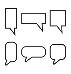 Messages Blank Icons Set Chat Message Icon Cloud