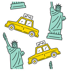 New York City Seamless Pattern