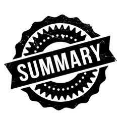 Summary Stamp Rubber Grunge