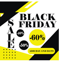 Black Friday Sale Flyer Poster Design